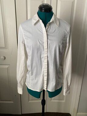 Jaeger Cotton Button-Down Shirt - Made in Great Britain